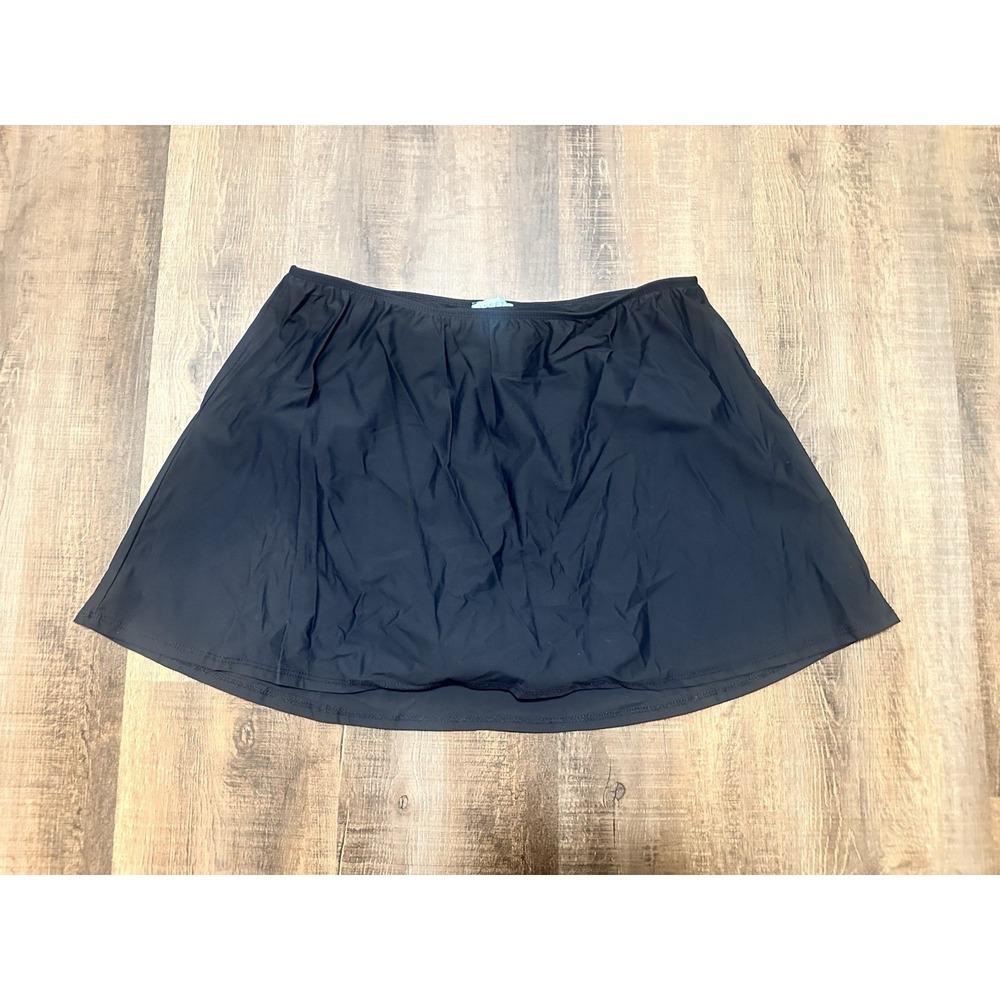 Spanx Assets Black Swim Skirt XL‎